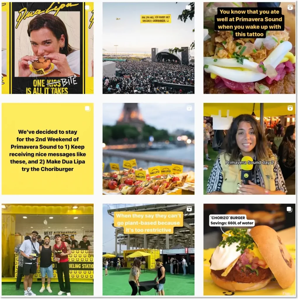heura foods social media branding