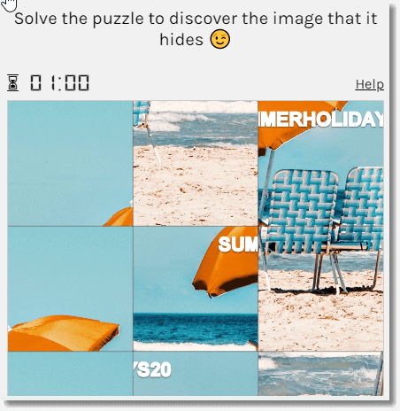 Hidden code. idea for a branded puzzle