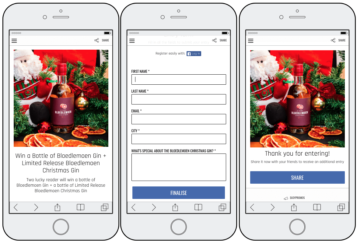 host a social media giveaway newsletter