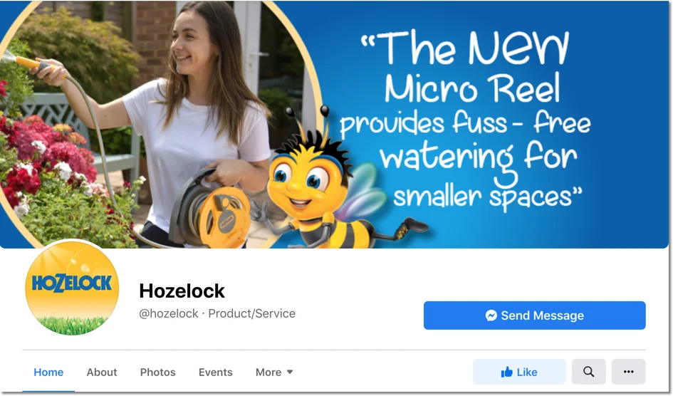 Hozelock: how to get 1000 likes on facebook: start by creating an attractive cover photo
