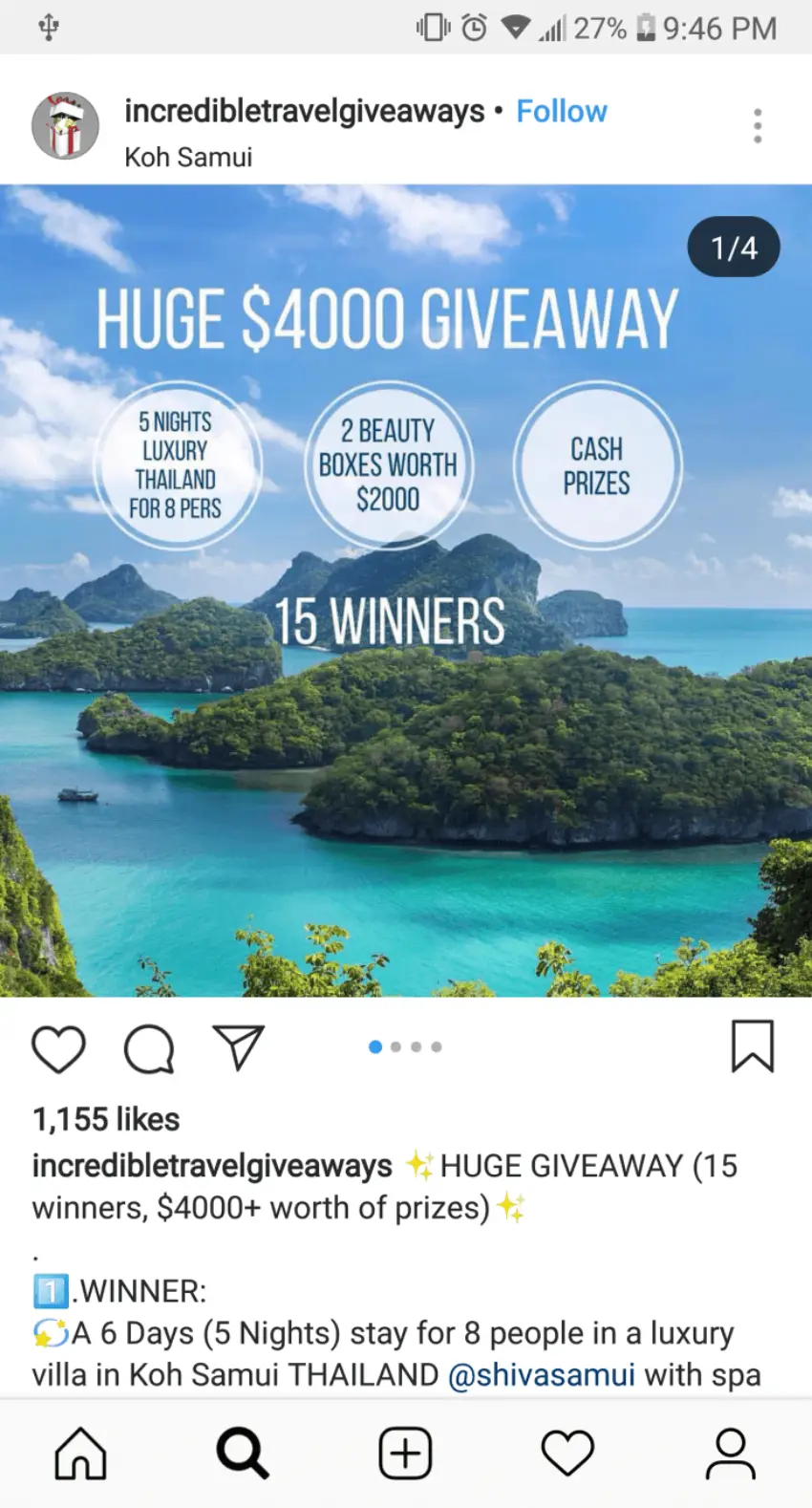 images for Instagram giveaways