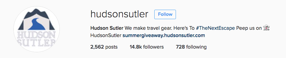 promote Instagram contests link in bio