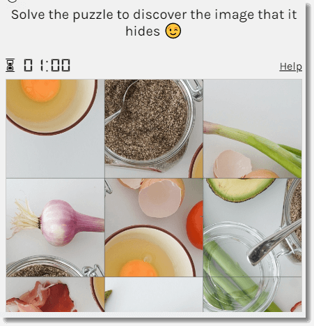 puzzle game. idea for a branded puzzle
