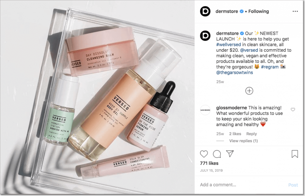 New product launch Facebook