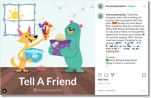 summer giveaway idea for schools