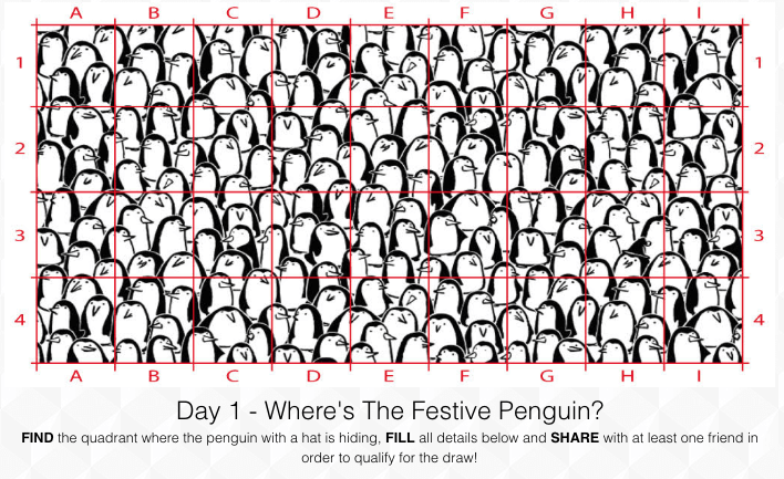 instant win puzzle 12 days of Christmas giveaways
