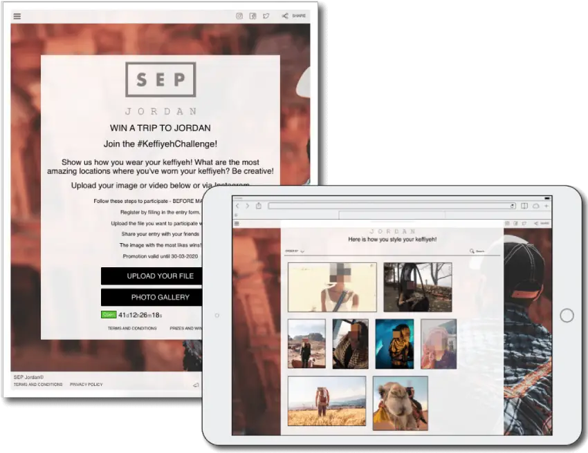 Brand engagement example