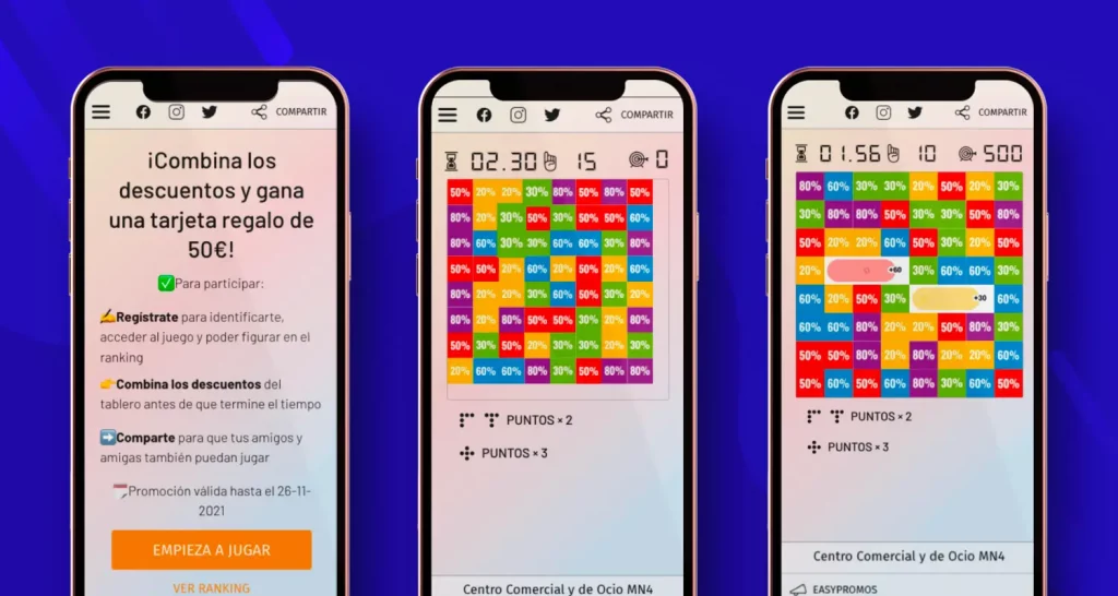 Marketing Gamification Examples Slide & Match