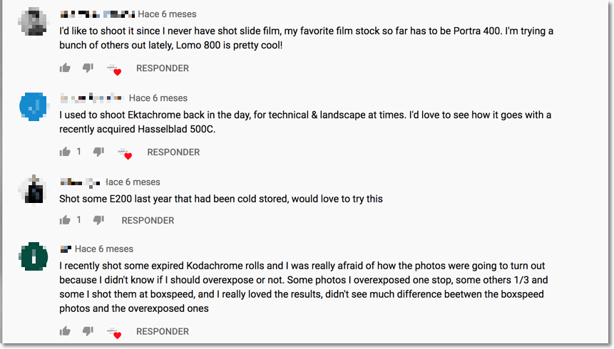 Youtube comment picker tool, example. giveaway organized by film supply club