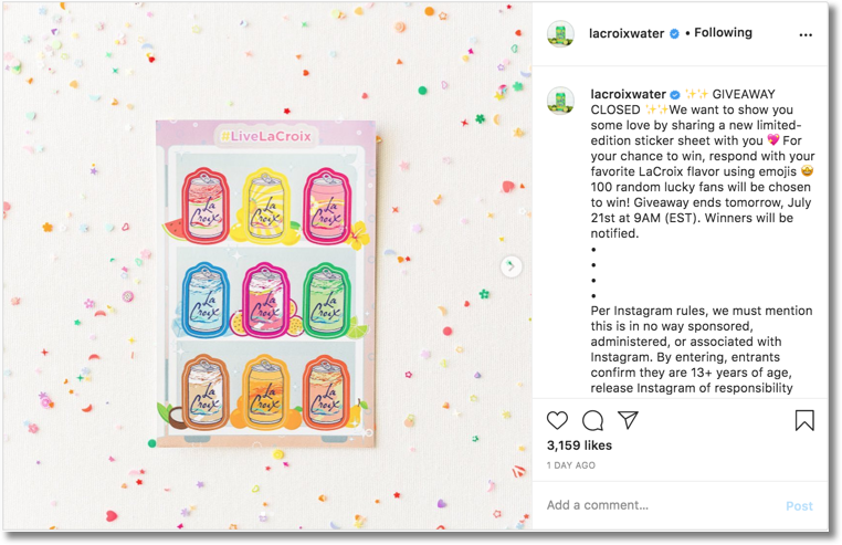 best practices giveaways