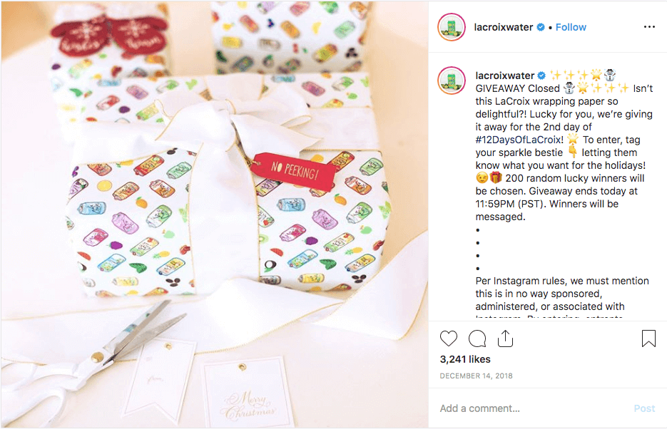 Instagram Christmas campaign ideas