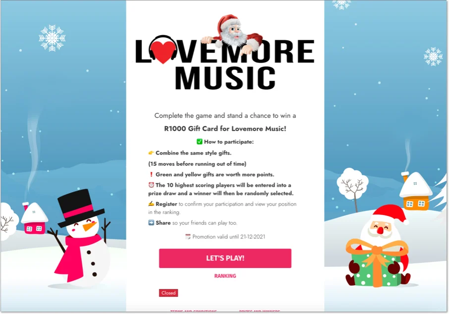 lovemore music games