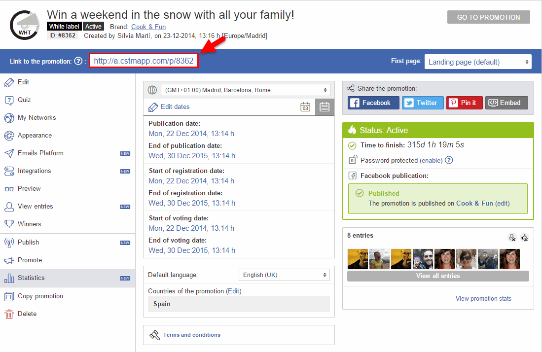 How to create a photo contest on Facebook with Easypromos