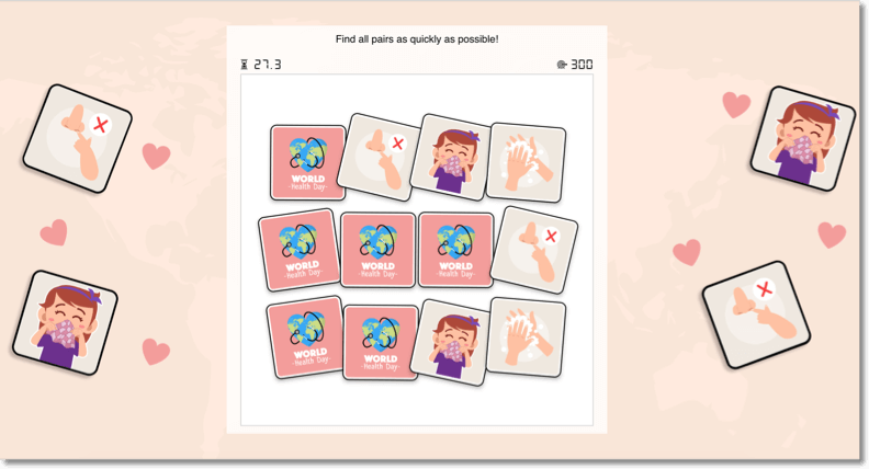 Tourism marketing, hygienic measures game