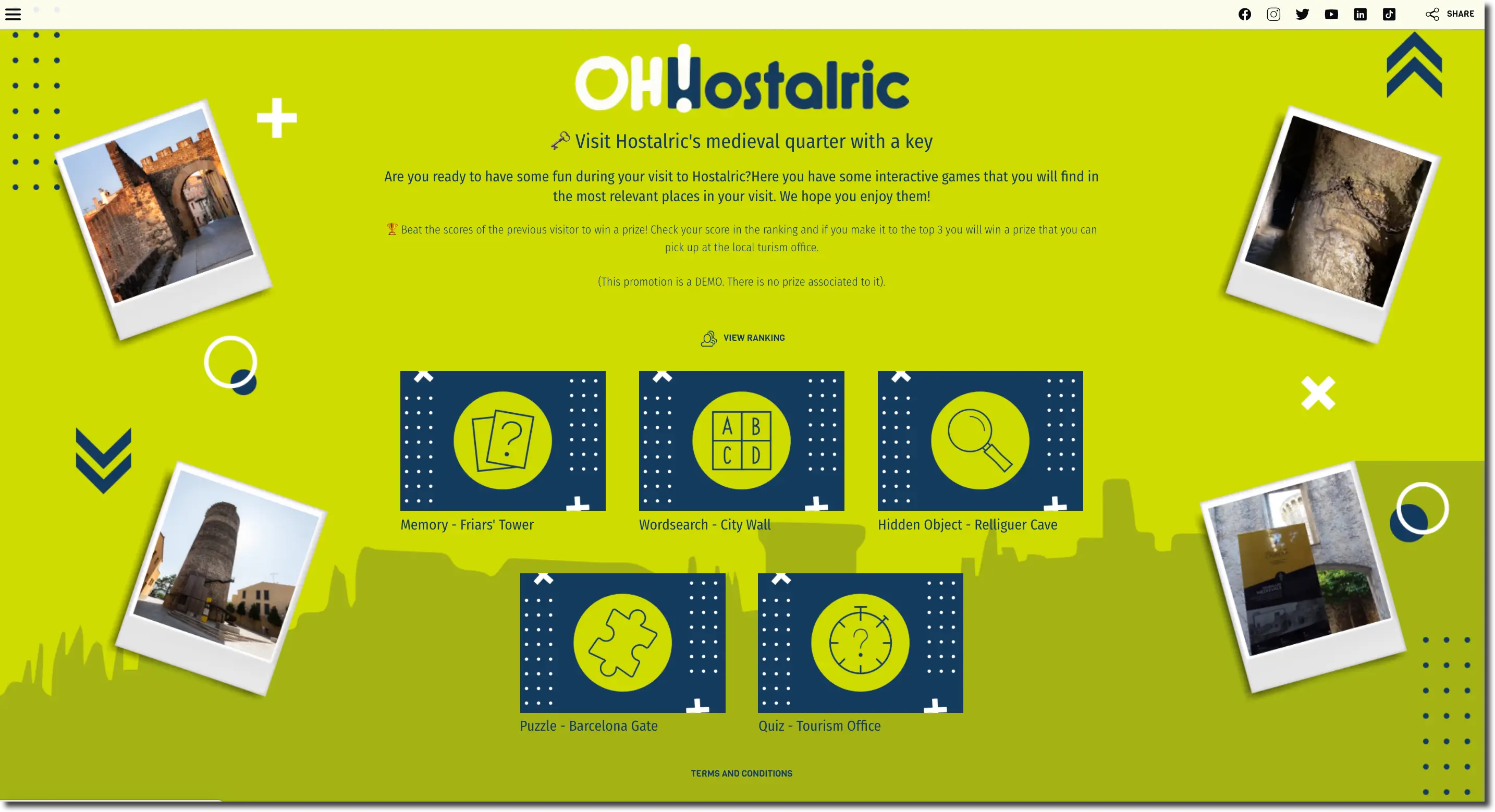 Hostalric Multi-Game for tourists