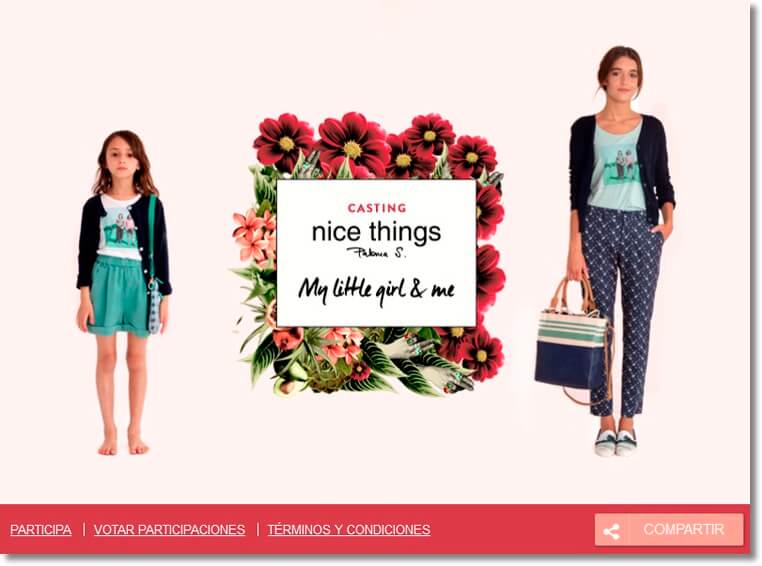 Fashion contest on Facebook
