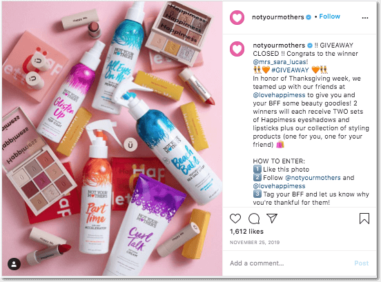 thanksgiving giveaways on instagram: giveaway ideas for thanksgiving