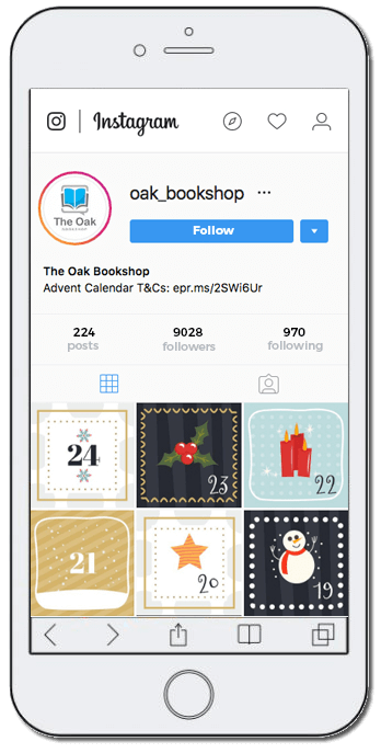 Advent Calendar on Instagram