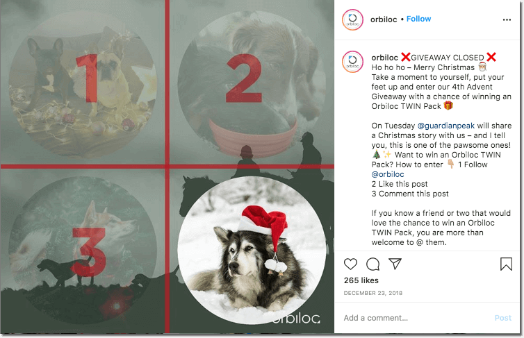 Instagram Advent Calendar