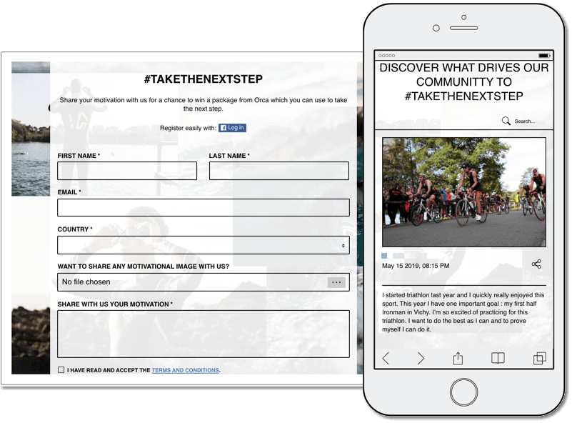 orca writing contest. screenshot of a text-based contest organized by Orca in 2018.