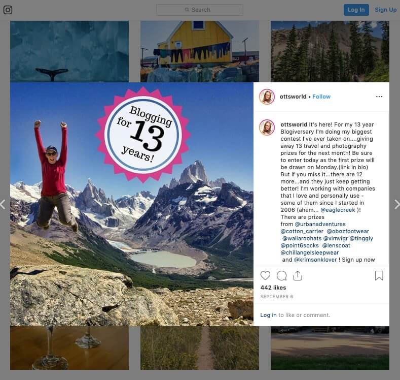 Brand engagement example