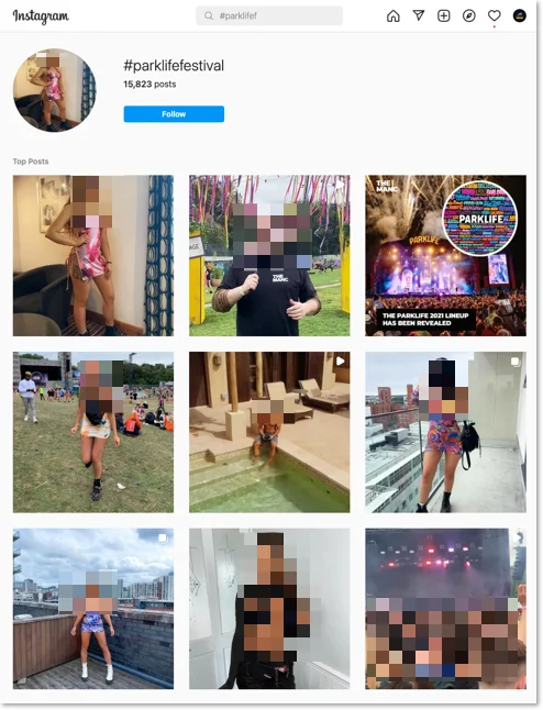parklife hashtag on instagram