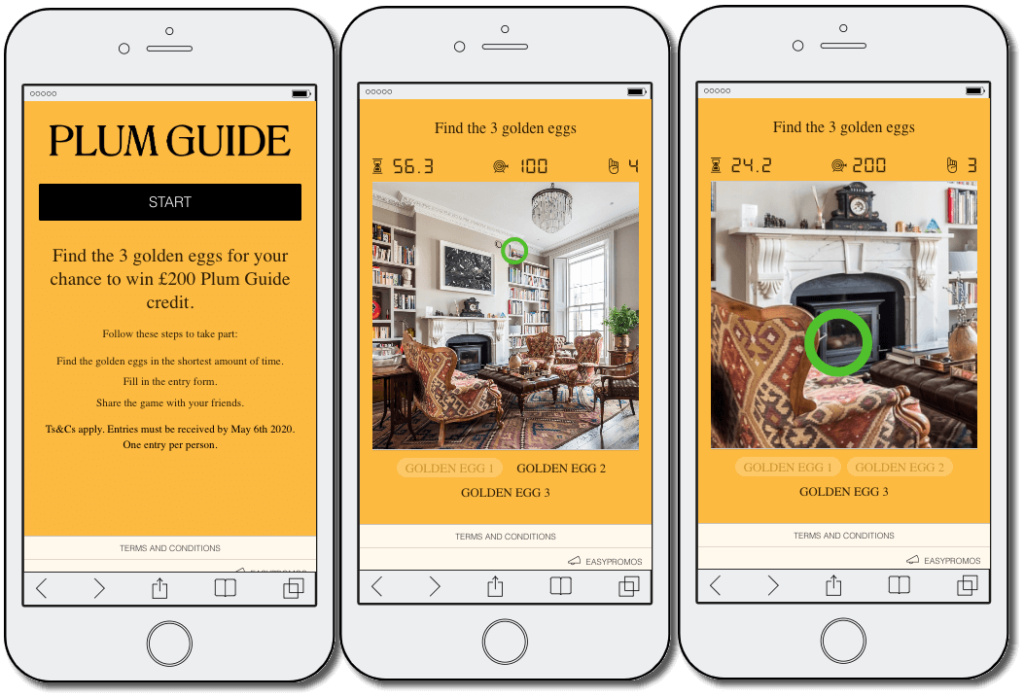 hidden objects game example from plum guide