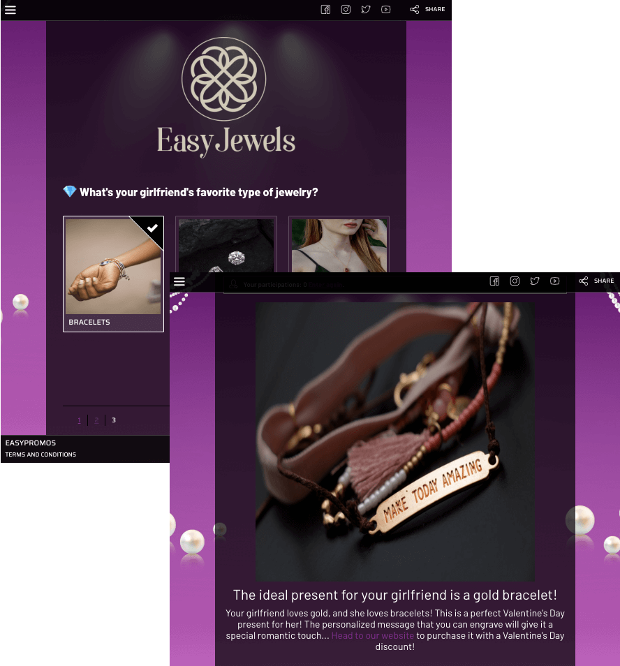 Product Recommender Valentine's day