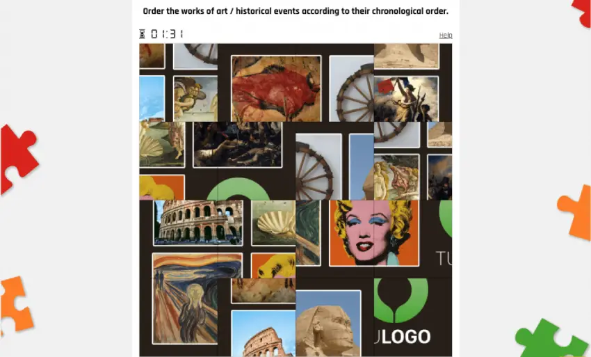 Image of the Puzzle game as an example of gamification in digital marketing strategy
