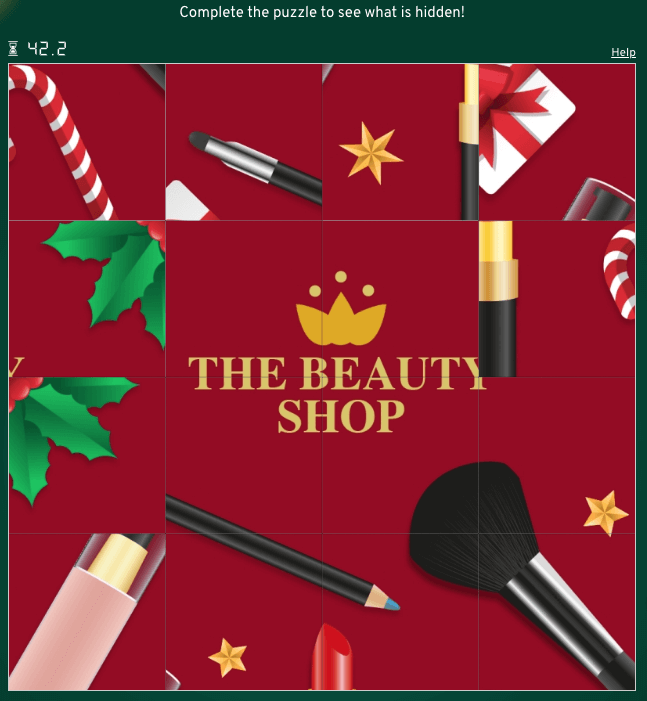 Branded Christmas Puzzle game