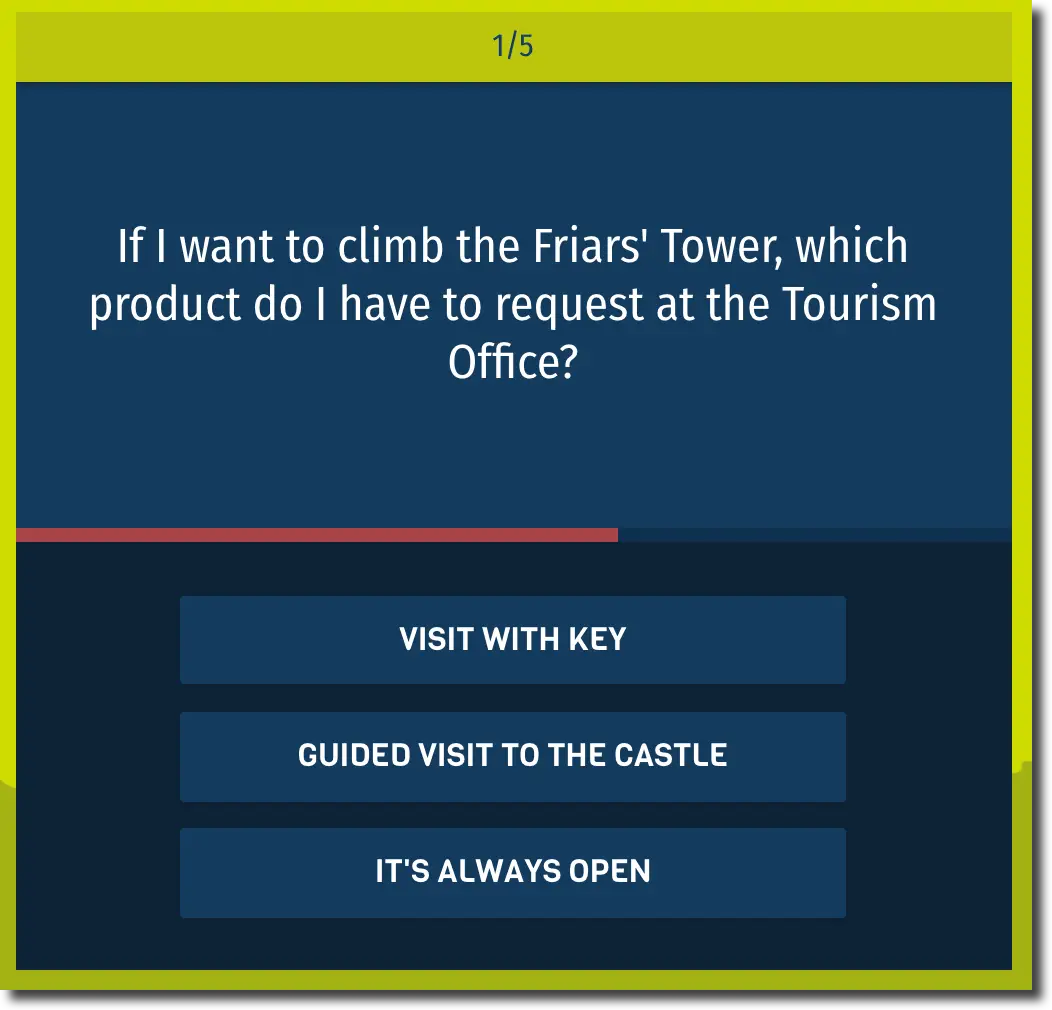Quiz Game Tourism Office