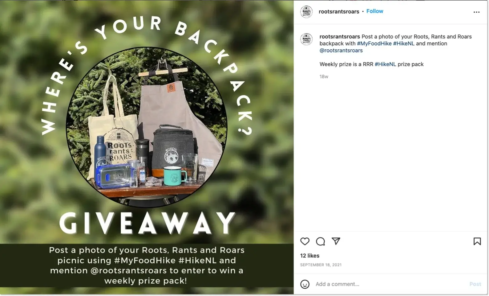 Mention and Hashtag contest organized by Roots Rants Roars