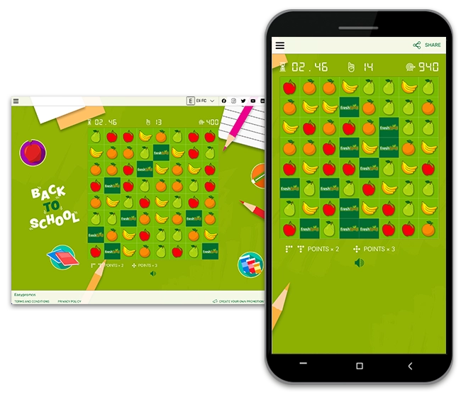 slide and match back to school campaign ideas