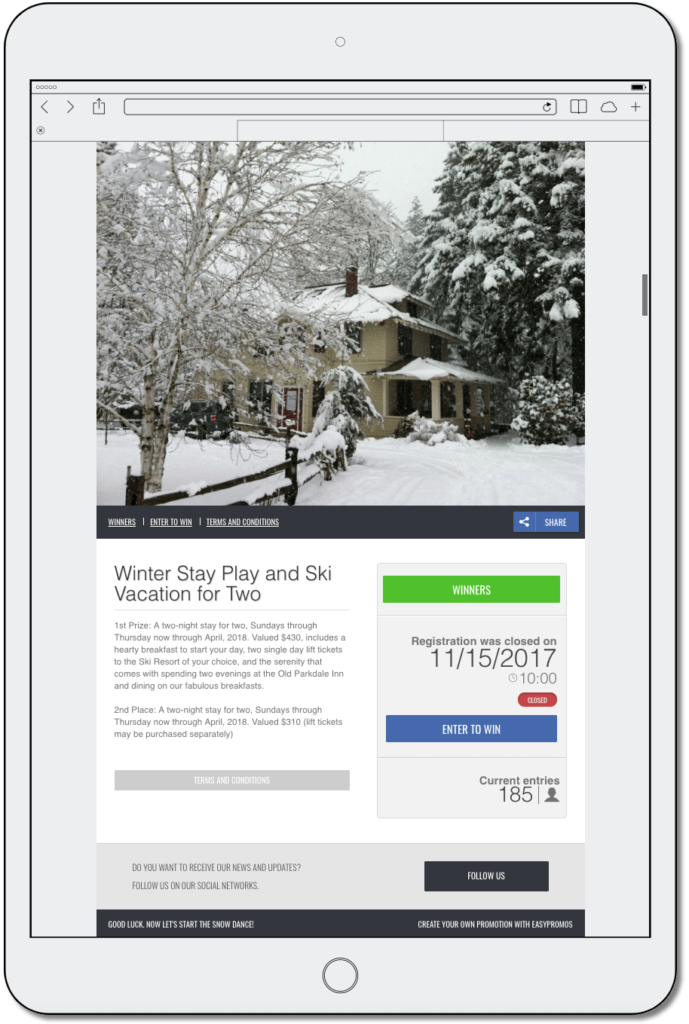 winter sports giveaway