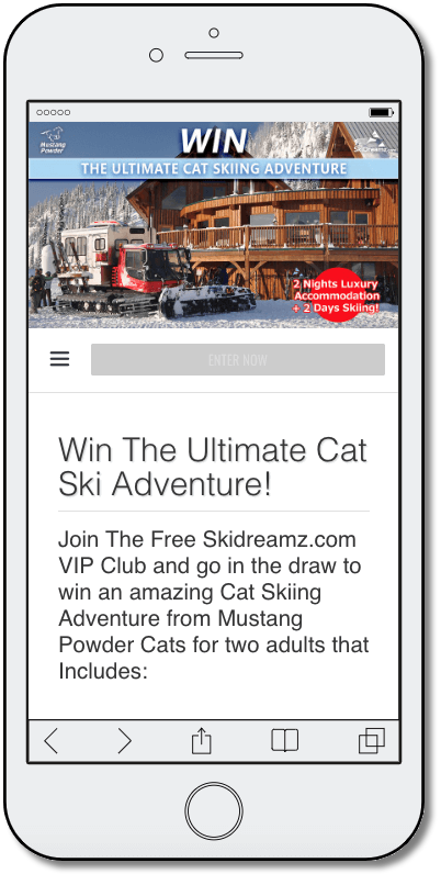 winter sports promotion