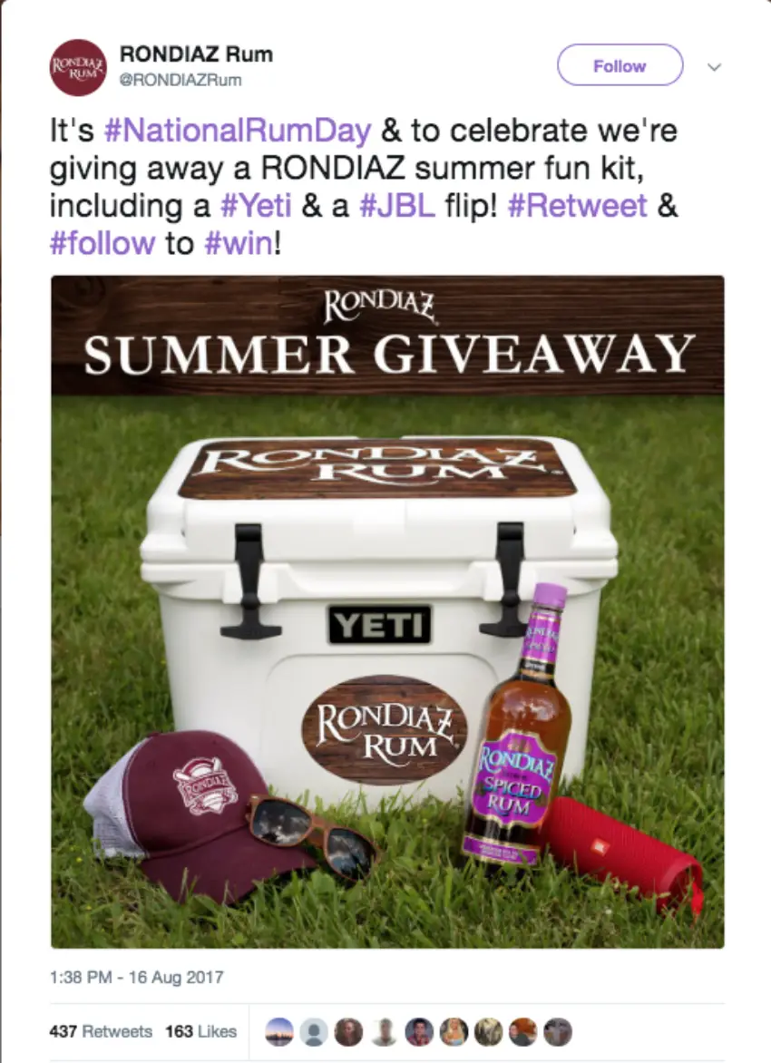 Twitter Giveaway Ideas