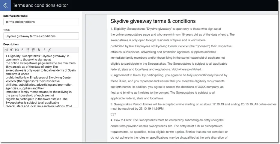 terms and conditions generator