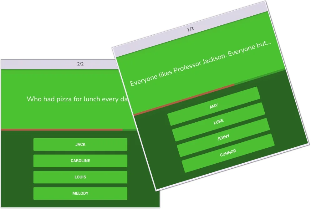 timed quiz for a graduation party that you can fully customize and play online