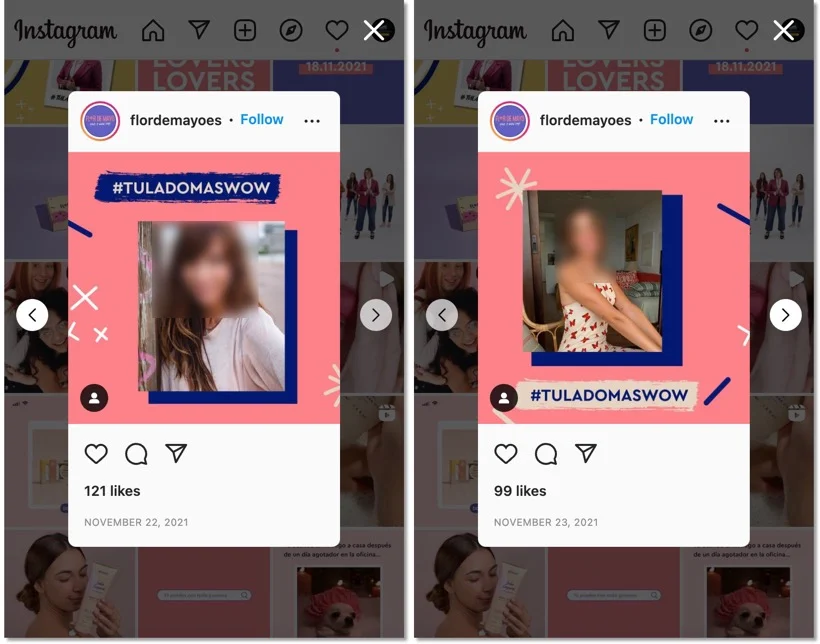 instagram photo contest with entry form, reusing user-generated content