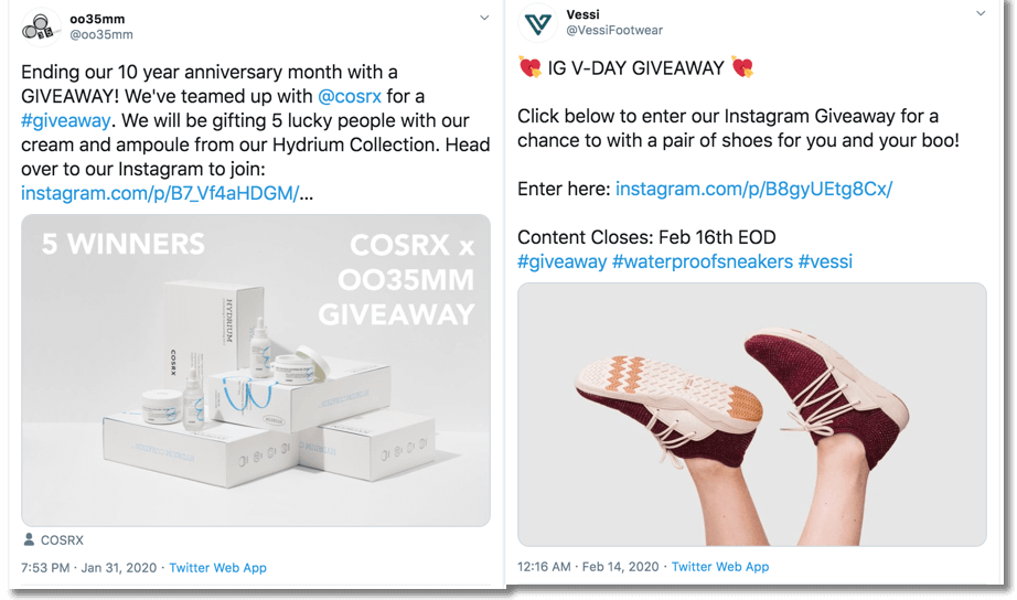 instagram summer giveaway