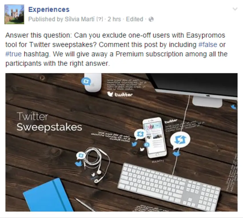 twitter sweeps