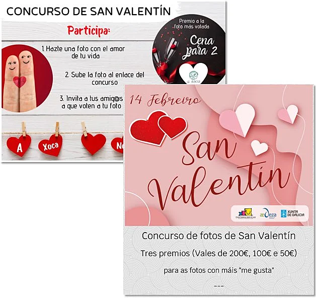 examples of valentine's day photo contests