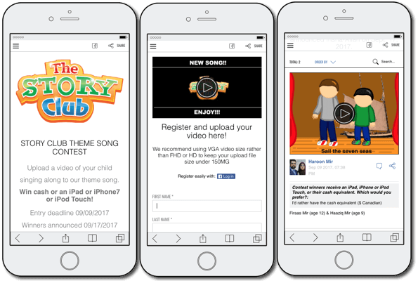 Children's Day promotion ideas: video contest