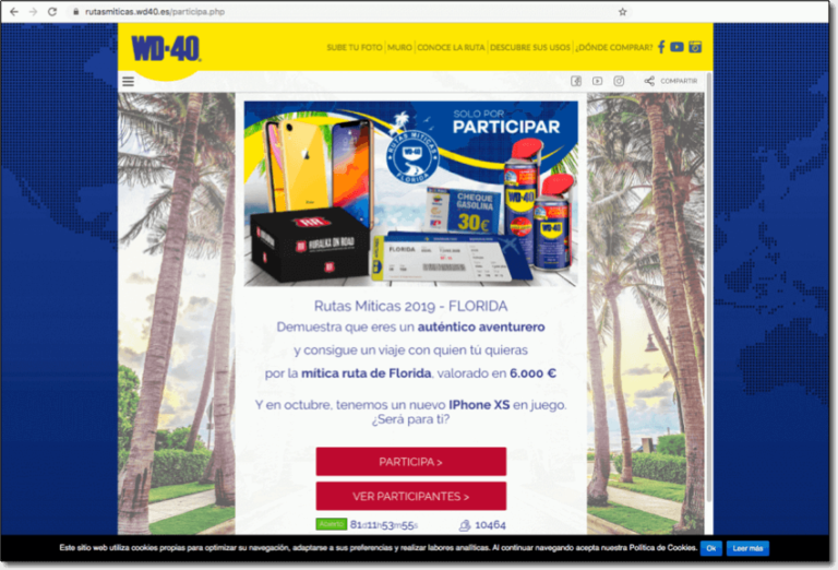 widget web promotion