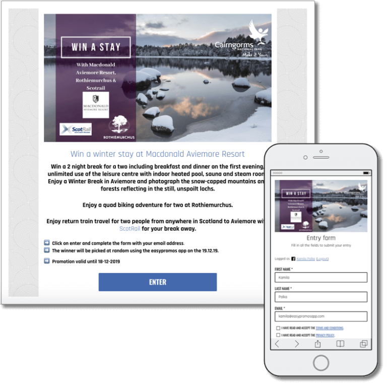 Winter promotion, winter contest ideas