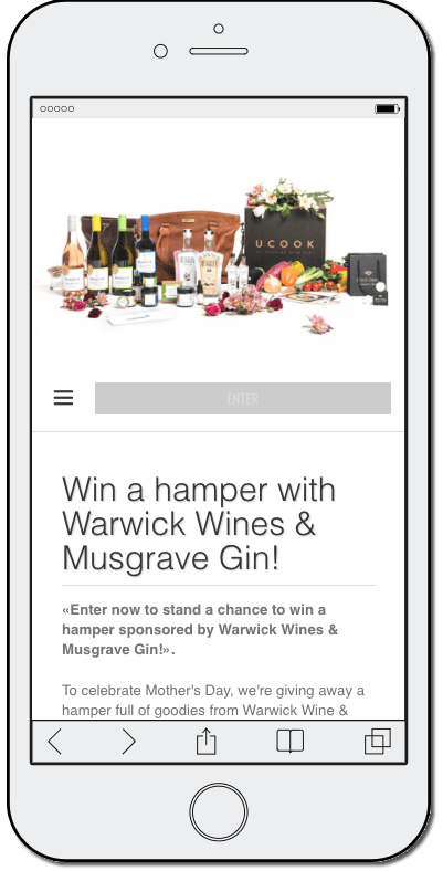 wine tourism marketing food giveaway