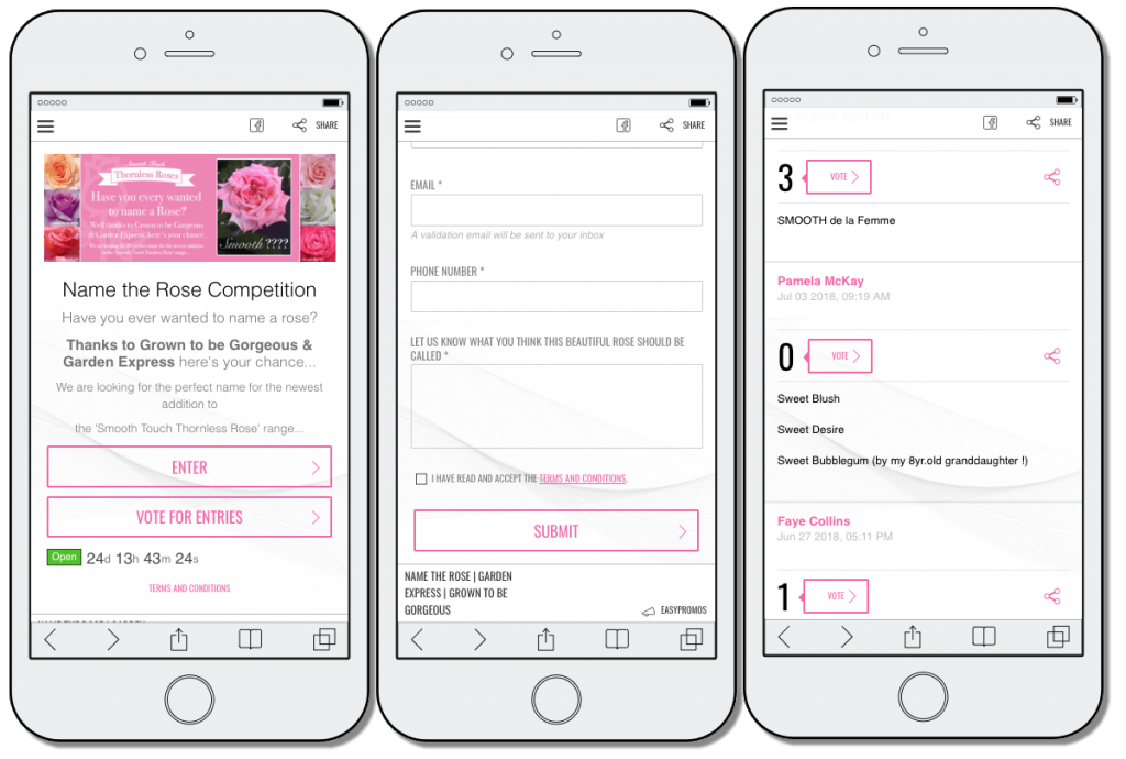 Writing contest spring promotion ideas mobile view