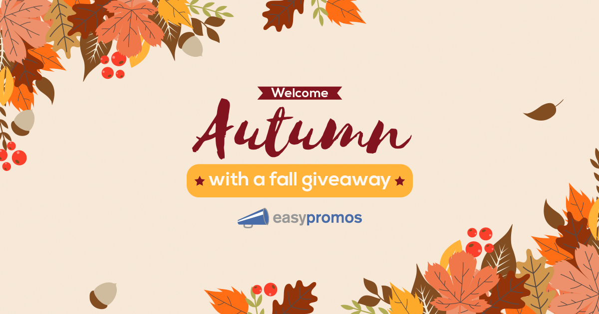 Welcome Autumn With These Seasonal Fall Giveaway Ideas