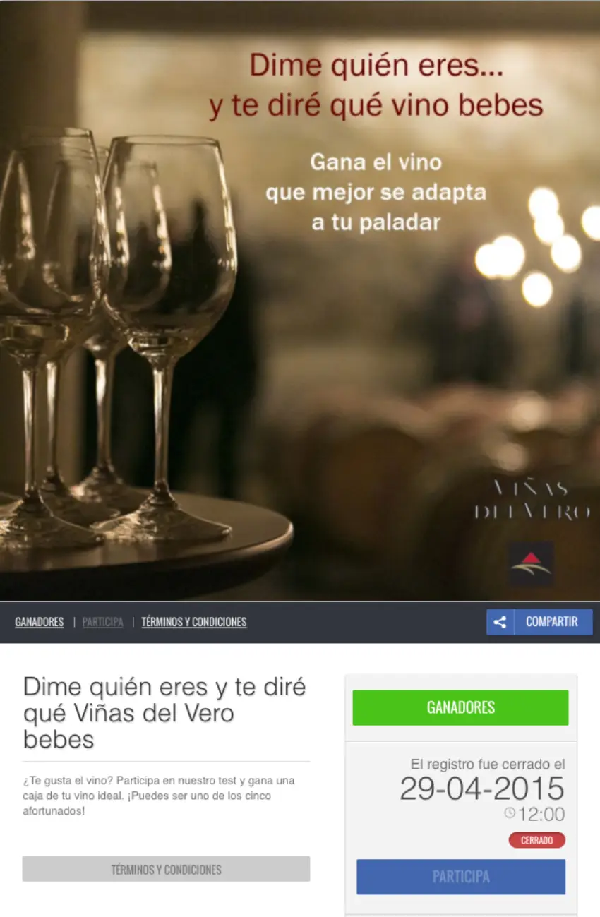 test personalidad i vino