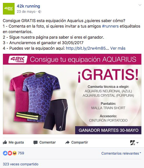 sorteo de comentarios 42k